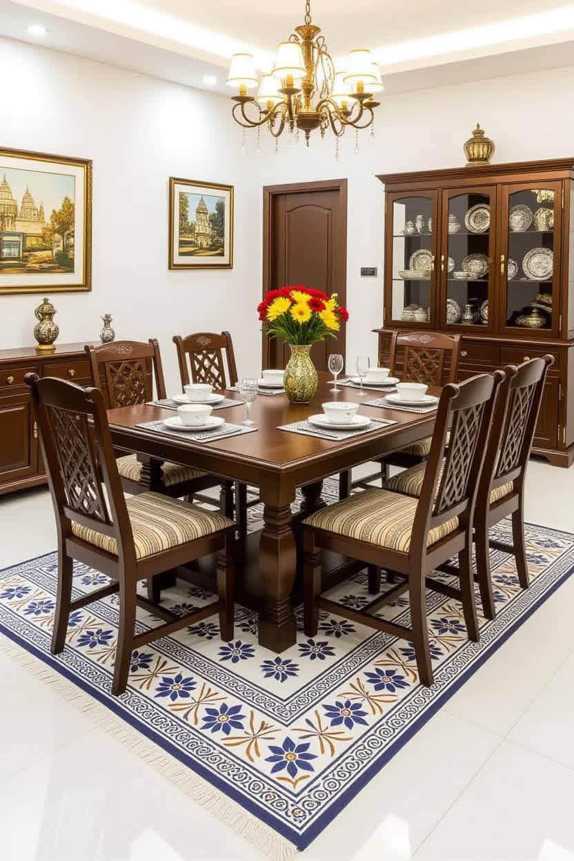 Maroon Dining set